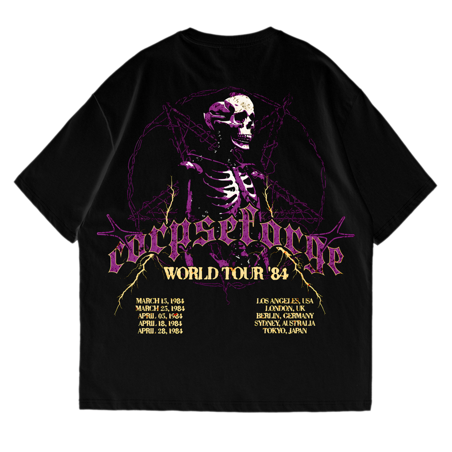 Corpseforge World Tour '84 T-Shirt