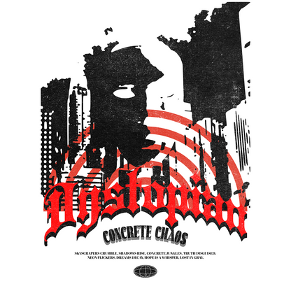 Dystopian Concrete Chaos T-Shirt