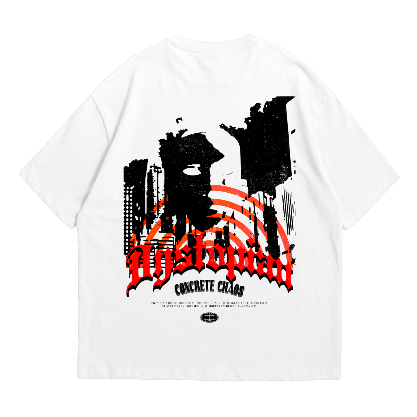 Dystopian Concrete Chaos T-Shirt