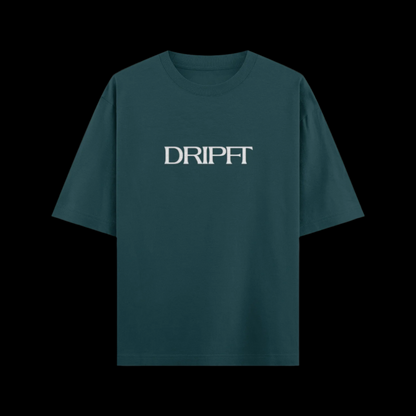 Dripft Basic Oversized Tee – Petrol Blue