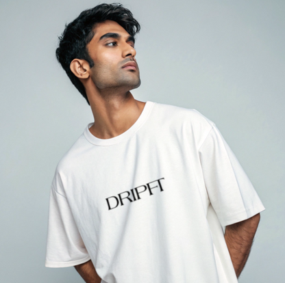 Dripft Basic Oversized Tee – White