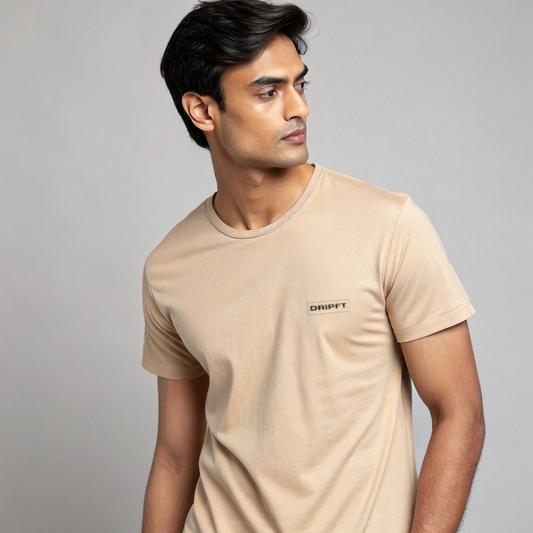 Dripft Regular Supima T-Shirt – Beige