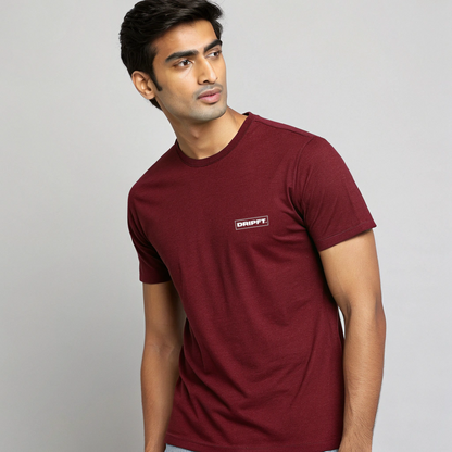 Dripft Regular Supima T-Shirt – Maroon