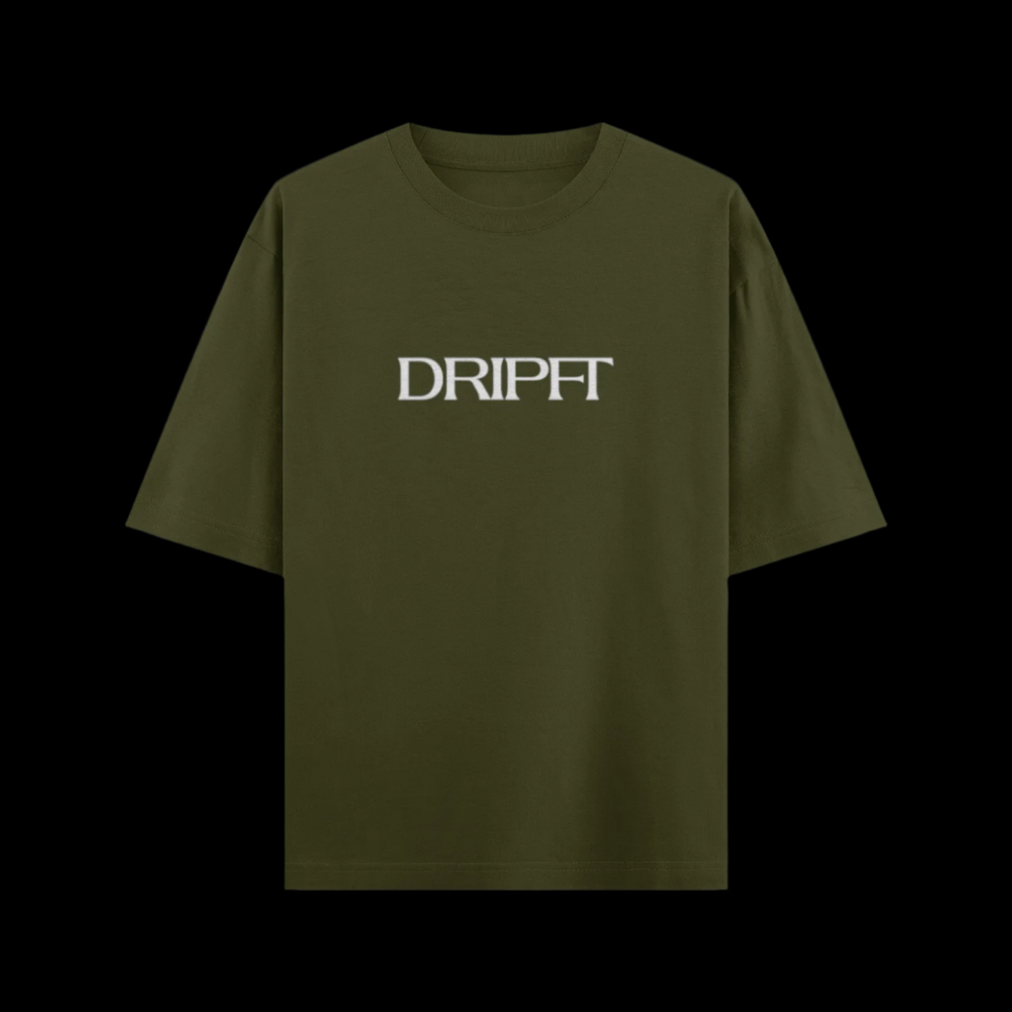 Dripft Basic Oversized Tee – Olive